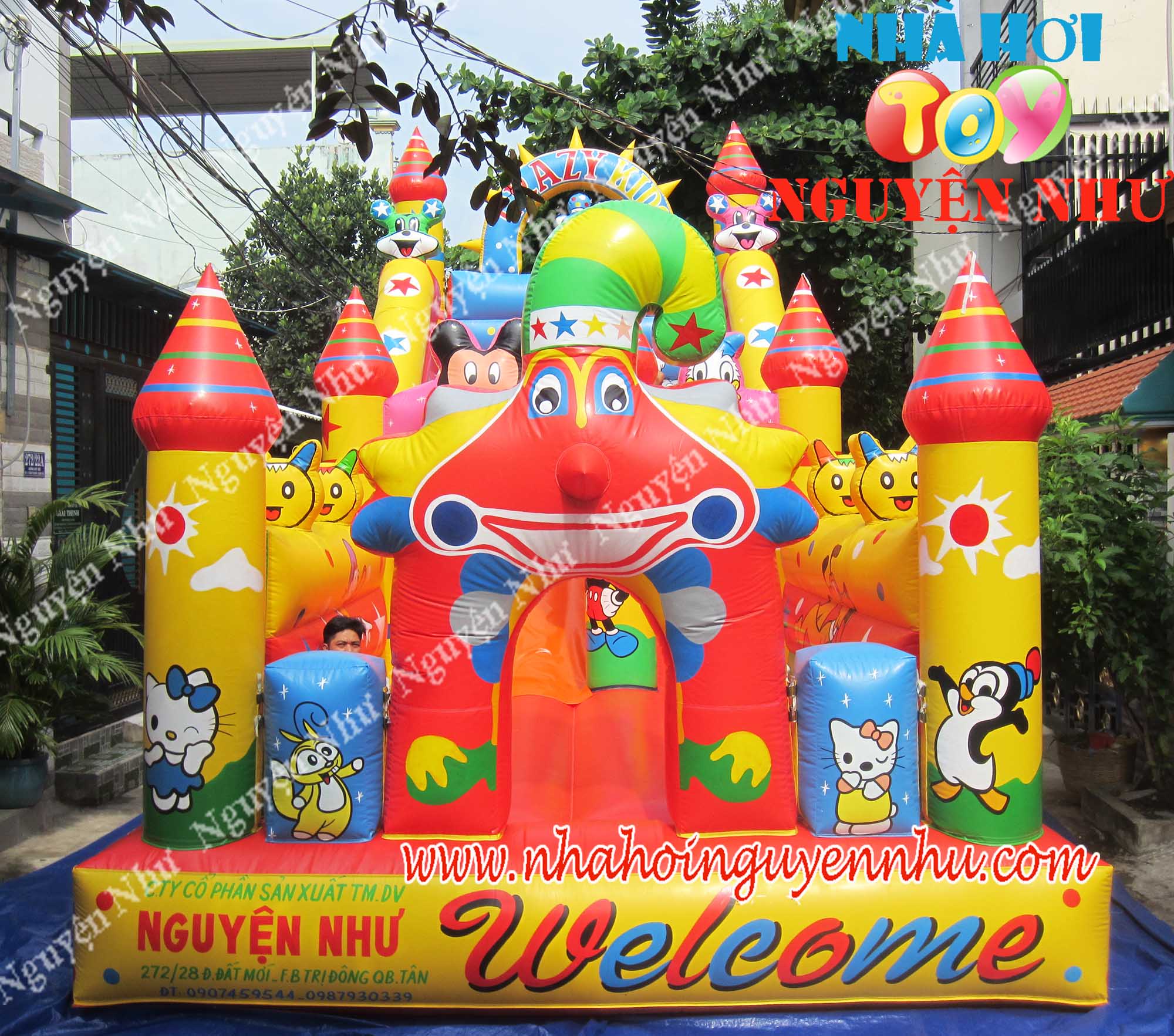 nha hoi nha phao lâu đài ld-234