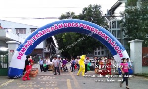 Cổng hơi cổng chào hơi CT-044